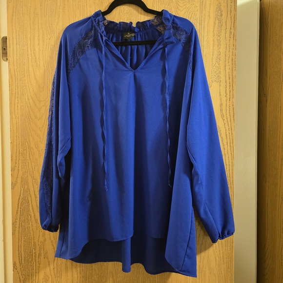 Worthington Blue Blouse - Picture 2 of 8